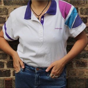 • 80's Vintage Collard Shirt 🎾